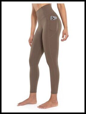 Workout Leggings with Pockets High Waist 25" Yoga Pants